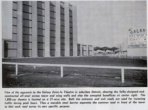 Galaxy Drive-In Theatre - From Box Office And Ron Gross